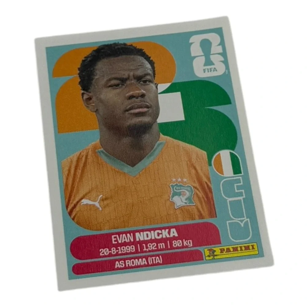 Panini FIFA World Cup 2026 Evan Ndicka AS Roma Ivory Coast Sticker CIV 6